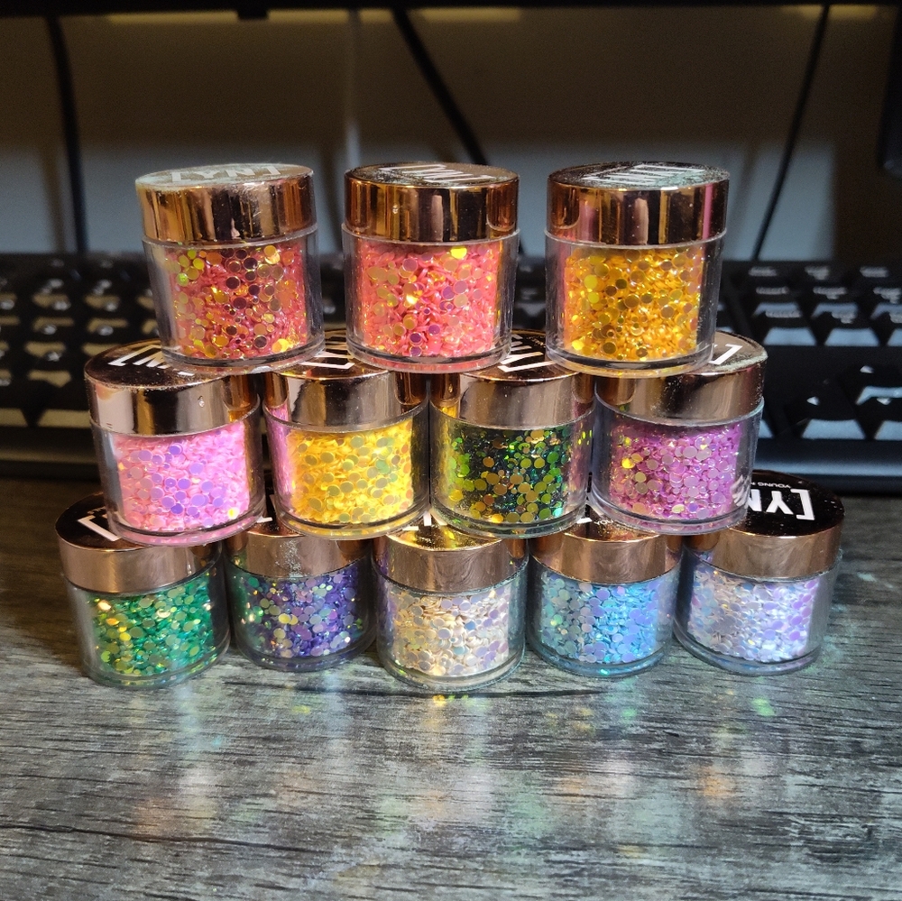 🎊 YN Young Nails Confetti Nail Art 🎊